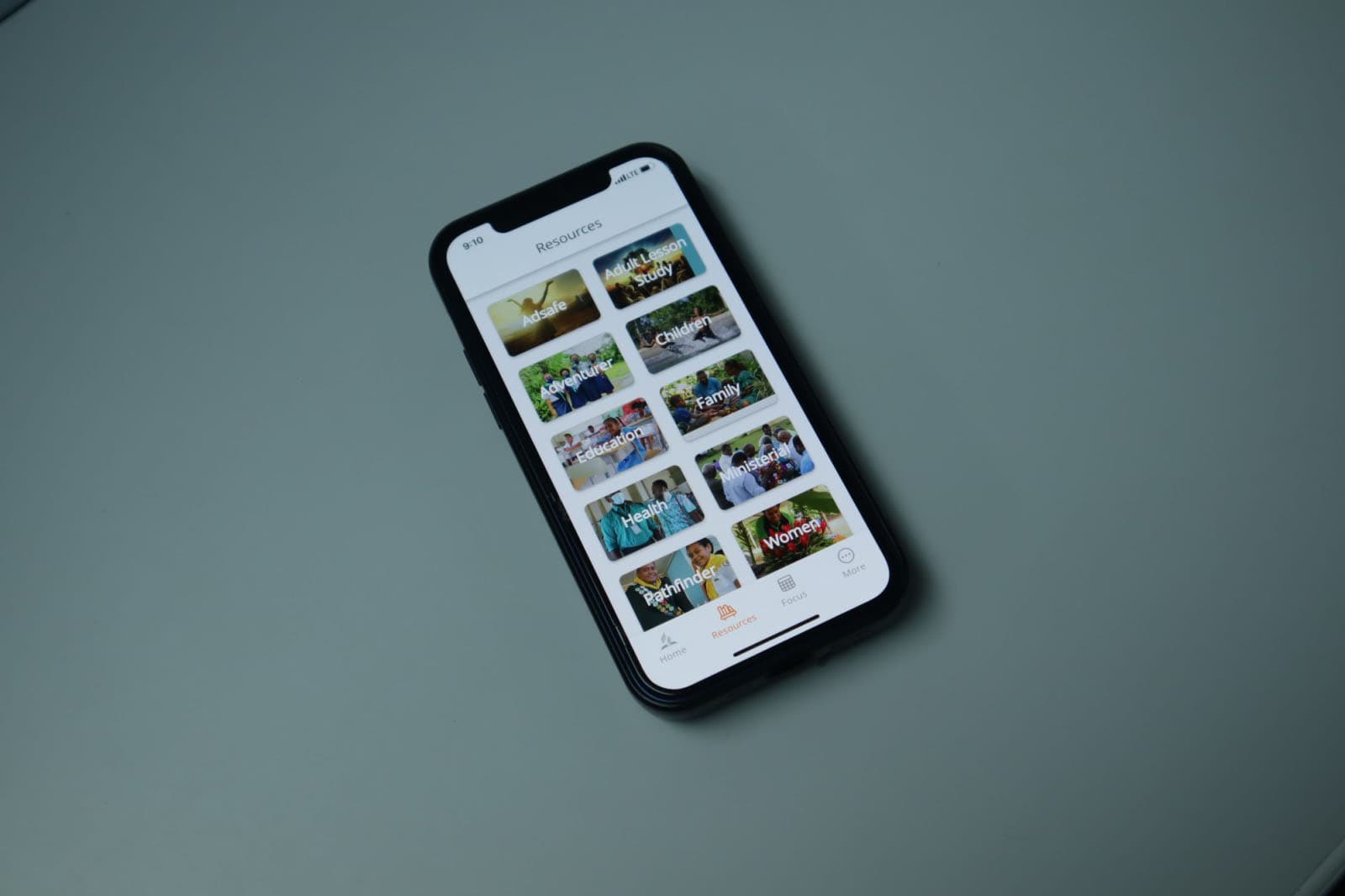Resources section of the TPUM app